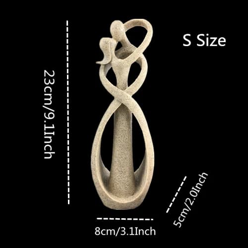 🏛️ Vilead: Rzeźba "Wieczni Kochankowie" z Naturalnego Piaskowca. Elegancja ukryta w kamieniu – serce Twojego wnętrza.