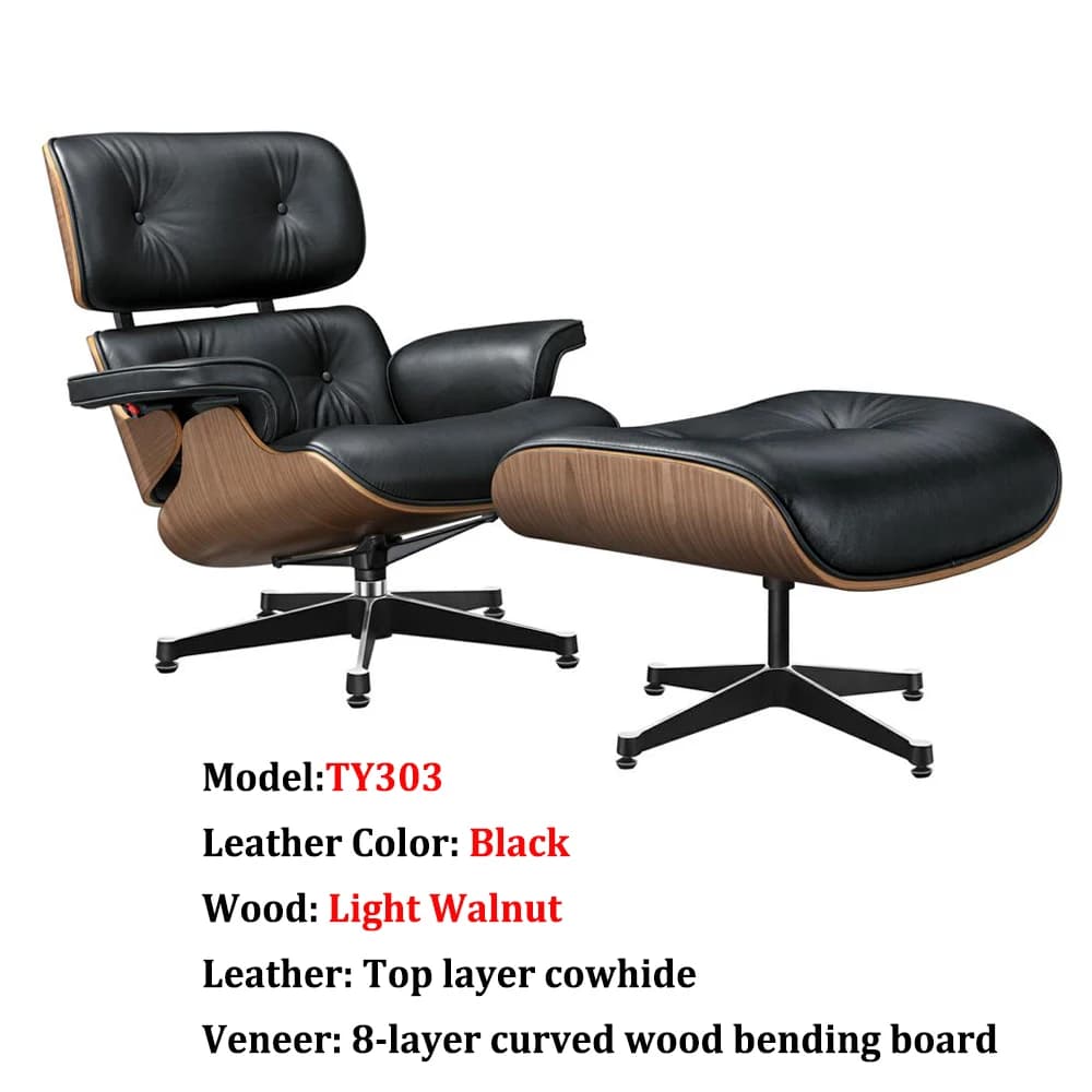 Luksusowy fotel obrotowy z naturalnej skóry, relaksacyjny z podnóżkiem –  wypoczynkowy, premium do salonu.