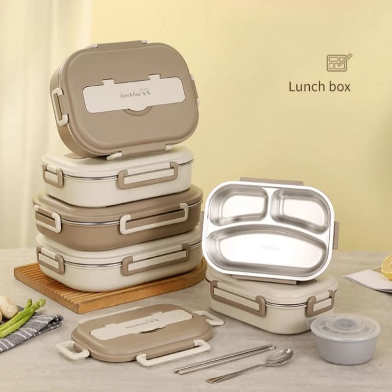 🍱 Zestaw Lunchbox Premium: 304 Stainless Steel Edition