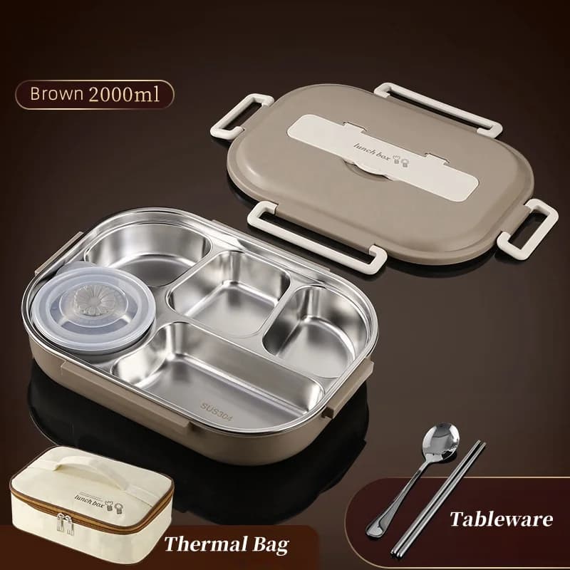 🍱 Zestaw Lunchbox Premium: 304 Stainless Steel Edition