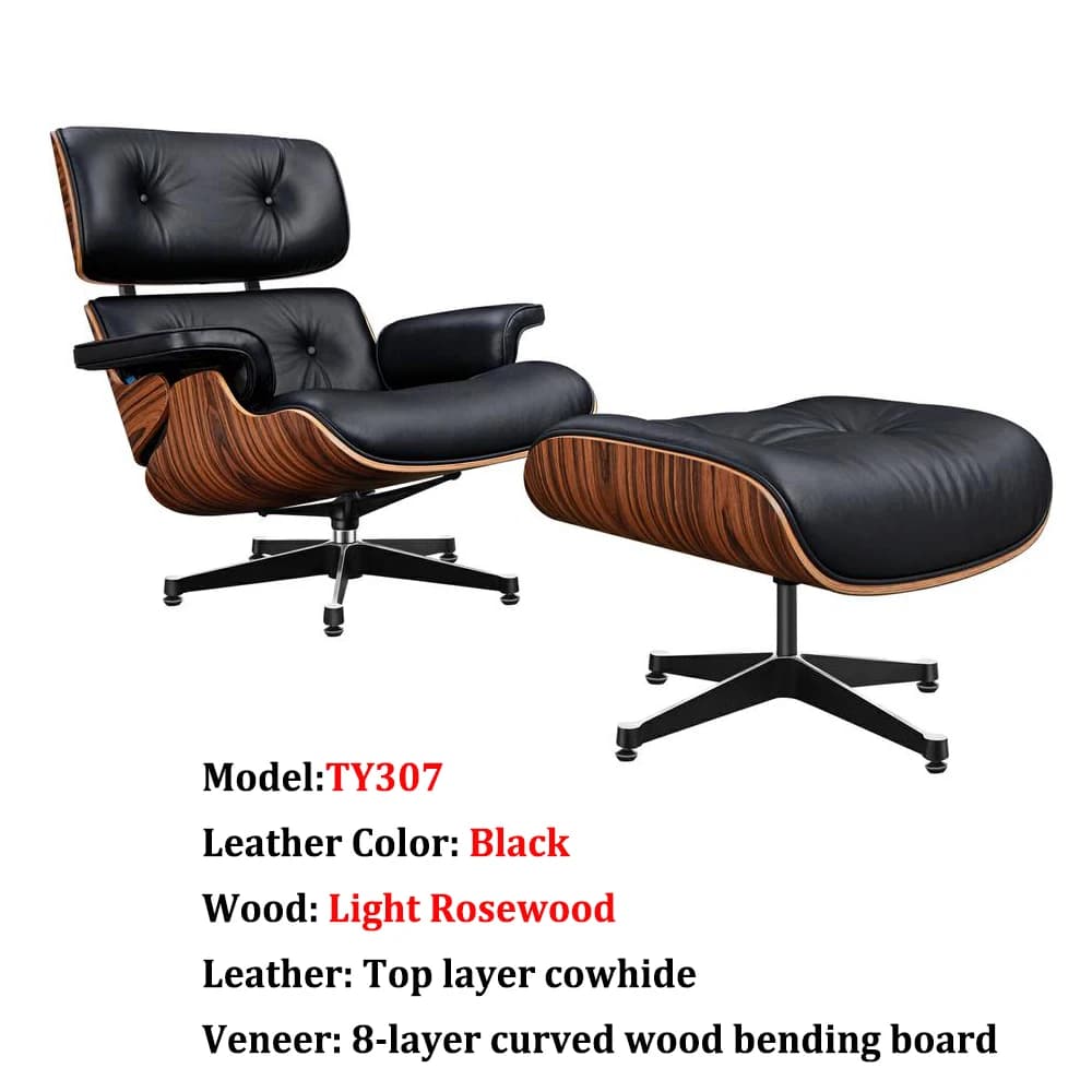 Luksusowy fotel obrotowy z naturalnej skóry, relaksacyjny z podnóżkiem –  wypoczynkowy, premium do salonu.